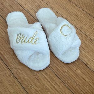 Bride slippers - never worn